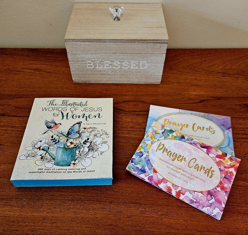 Blessed Lot!!  New box, book, and prayer cards.
